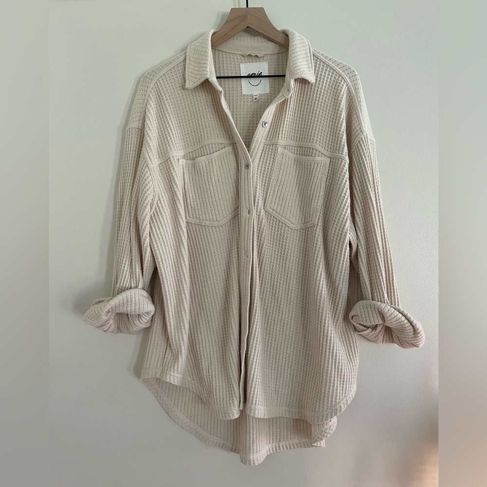 Aerie Anytime Fave Waffle Shirt